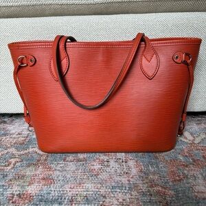 ⚡️Louis Vuitton Piment Epi Leather Neverfull PM Bag